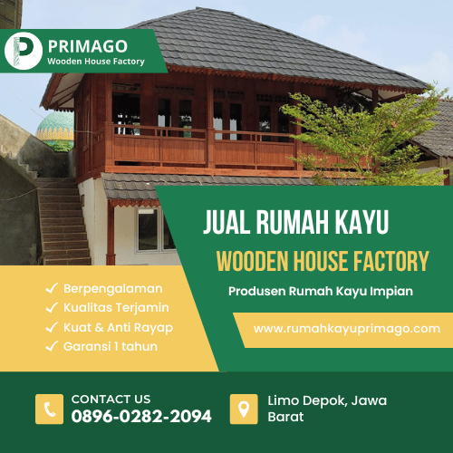 jual rumah kayu