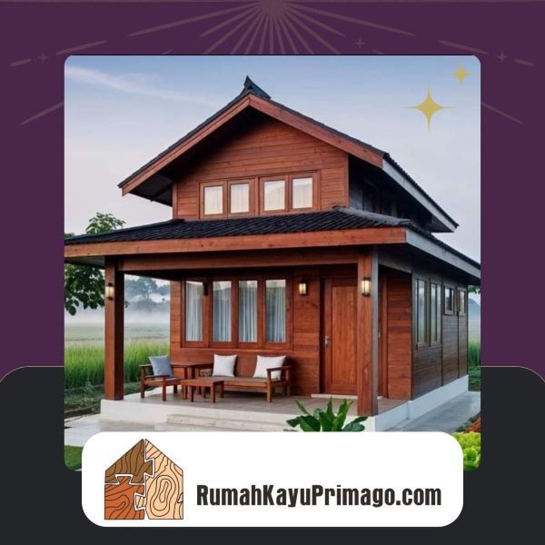 Pabrik Jual Jasa Pembuatan Rumah Kayu Cottage Cianjur
